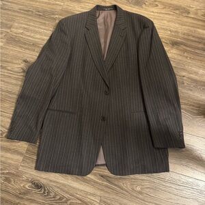 Hugo Boss Charcoal Pinstripe Blazer
